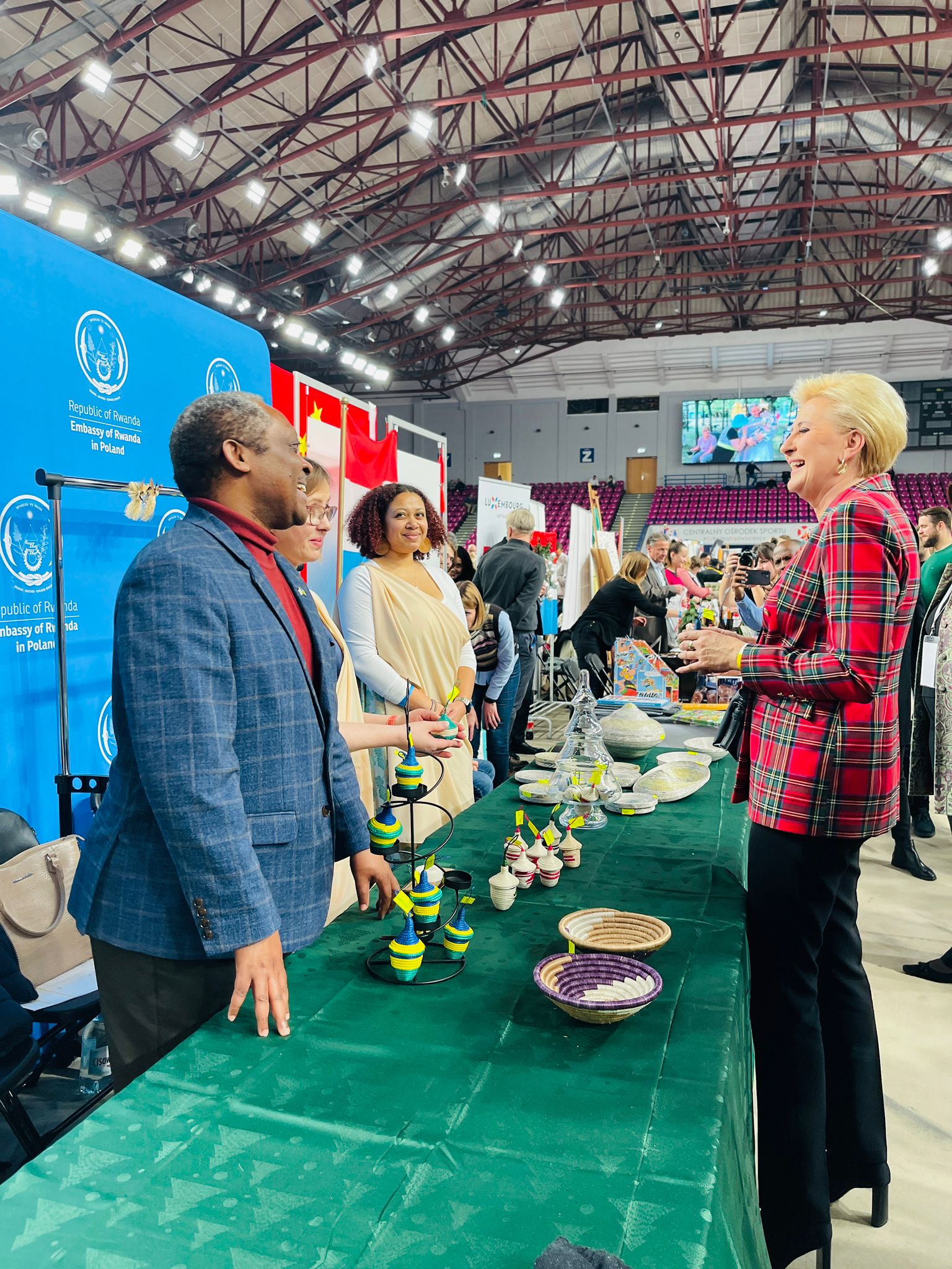 Rwanda in Warsaw took part in a major annual event organized by SHOM International Charity Bazaar 2022